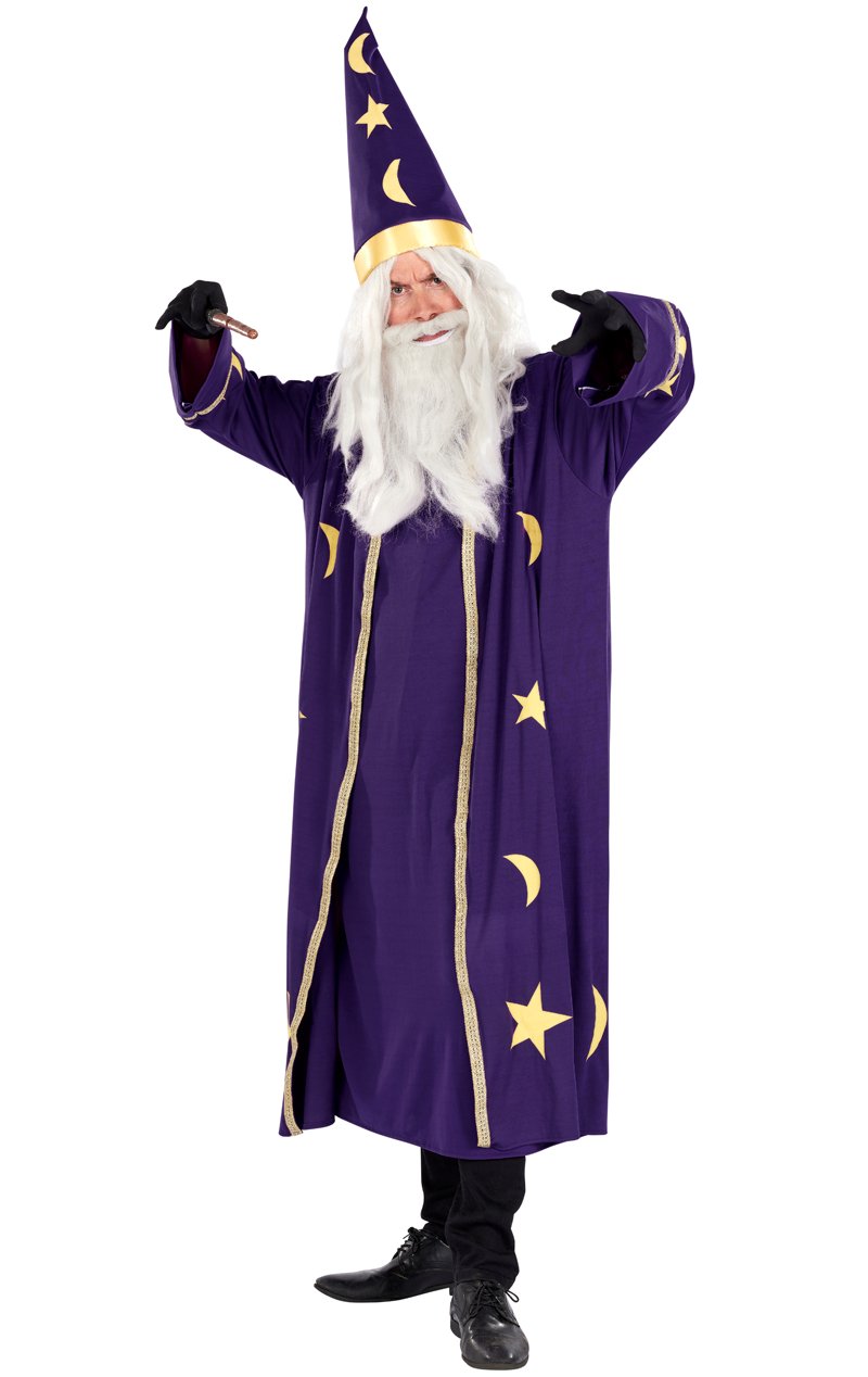 Mens Classic Wizard Costume - Simply Fancy Dress