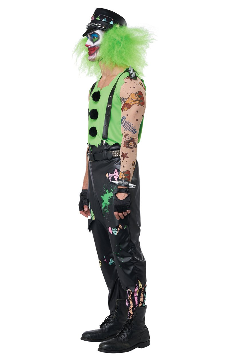 Mens Crazed Clown Costume - Simply Fancy Dress
