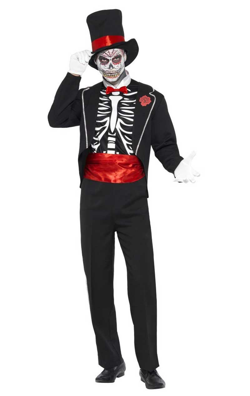 Men's Day of the Dead Costume - Simply Fancy Dress