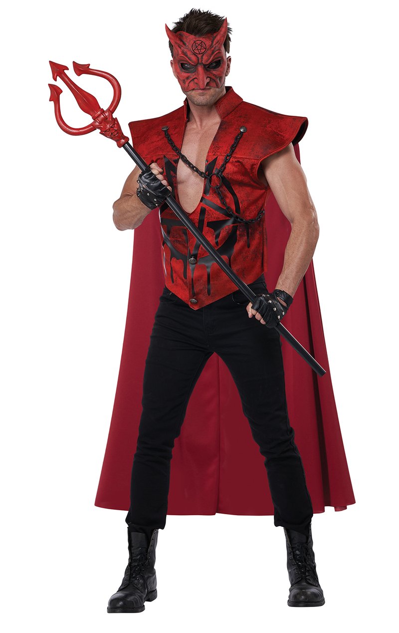 Mens Hot As Hell Costume - Simply Fancy Dress