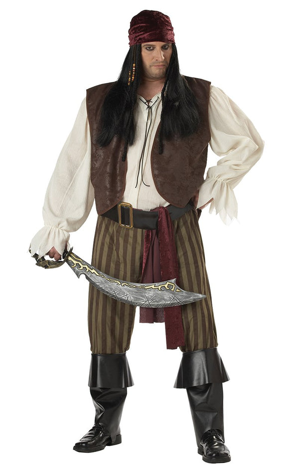 Mens Pirate Plus Size Costume - Simply Fancy Dress