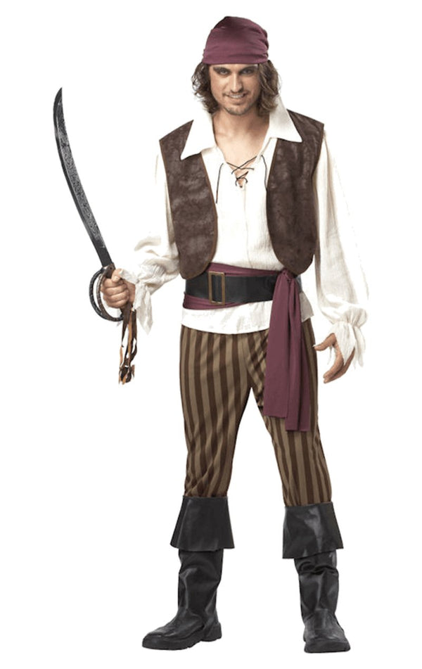 Mens Rogue Pirate Costume - Simply Fancy Dress