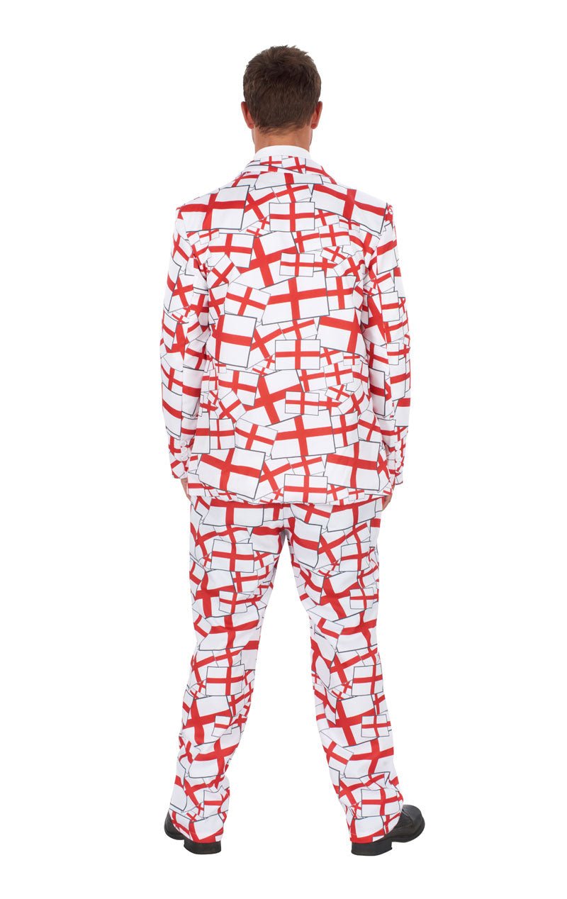 Mens St George England Flag Suit - Simply Fancy Dress