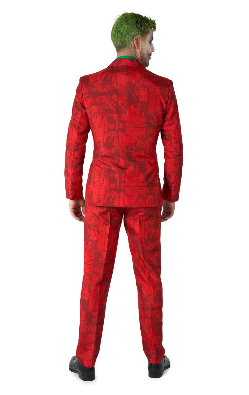Mens SuitMeister Scarlet The Joker Suit - Simply Fancy Dress