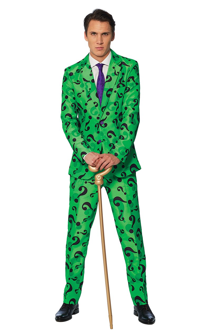 Mens SuitMeister The Riddler Suit - Simply Fancy Dress