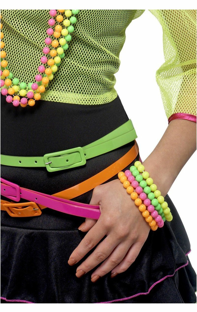 Neon Retro Bracelets - Simply Fancy Dress