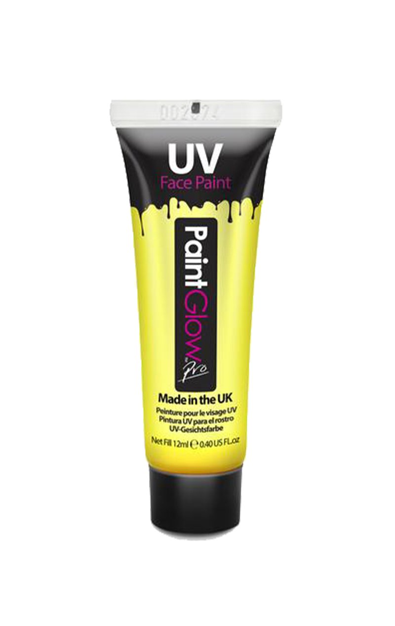 Neon Yellow UV Face And Body Paint - Simply Fancy Dress