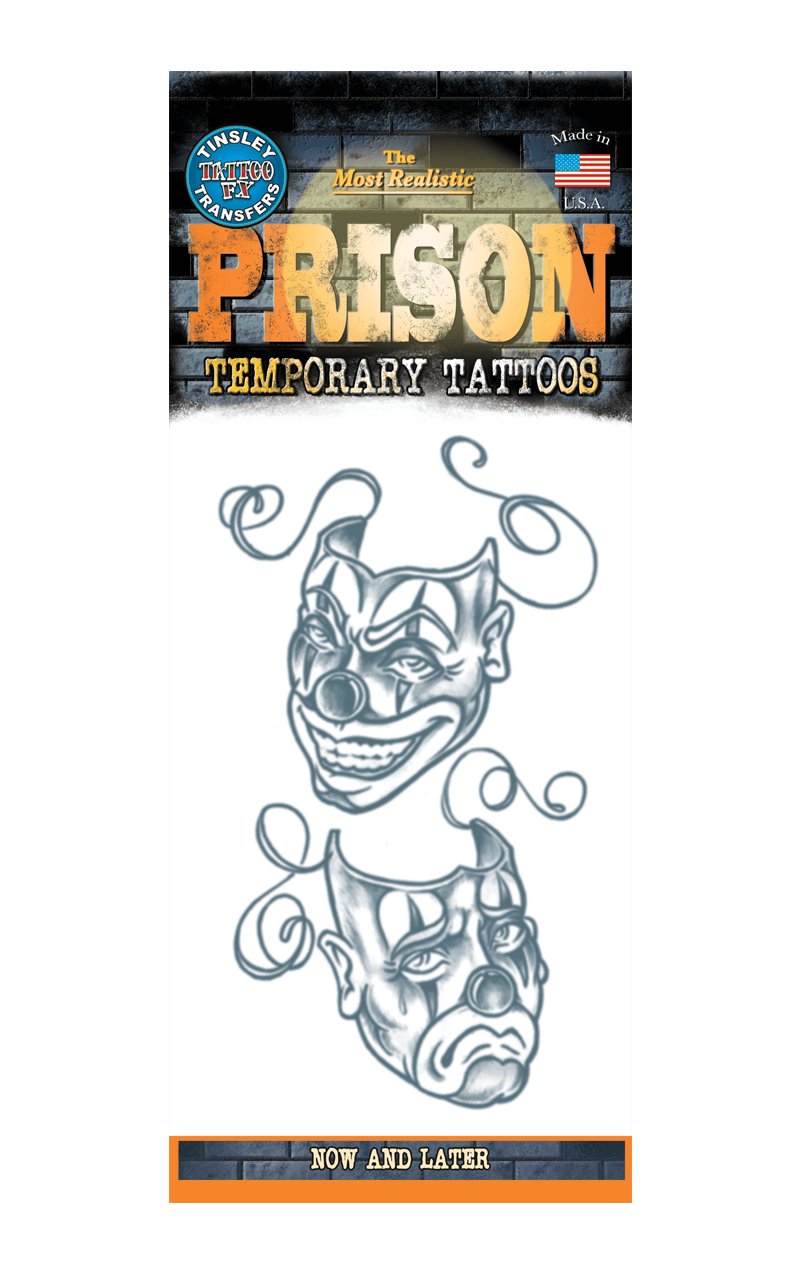 Now & Later Prison Tattoo - Simply Fancy Dress