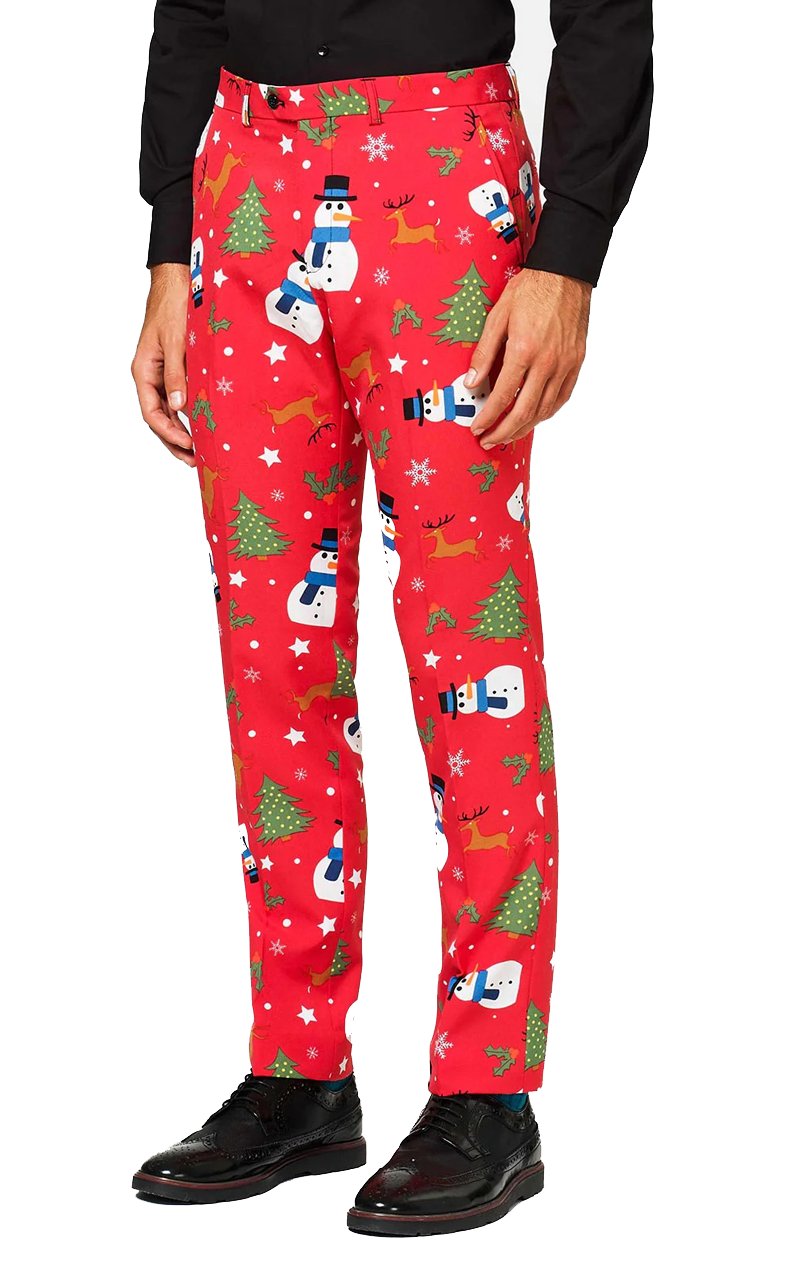 OppoSuits Mens Christmaster Christmas Suit - Simply Fancy Dress