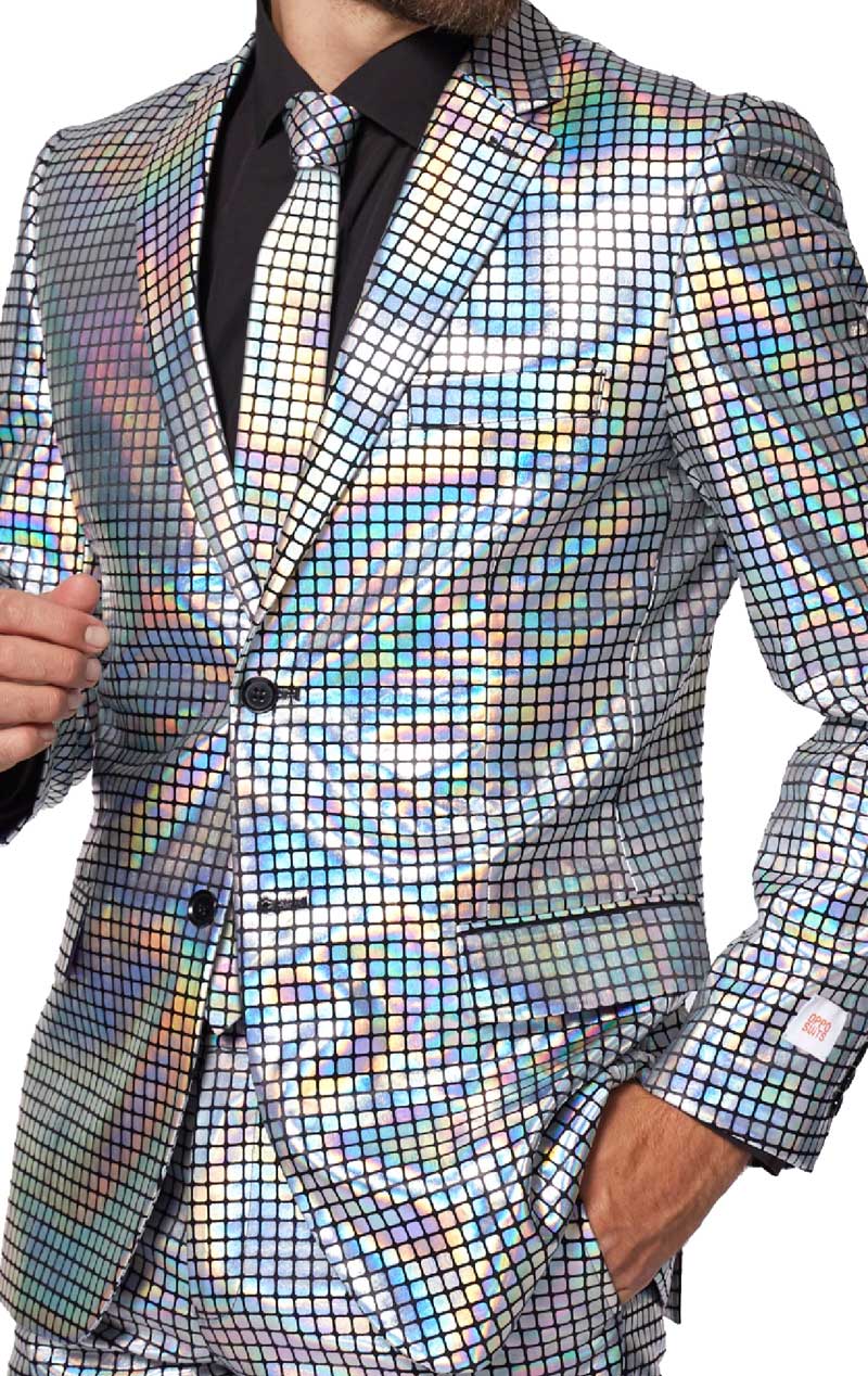 OppoSuits Mens Discoballer Suit - Simply Fancy Dress