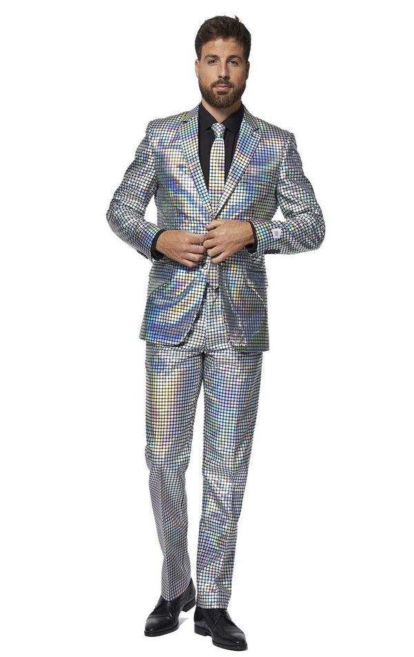 OppoSuits Mens Discoballer Suit - Simply Fancy Dress