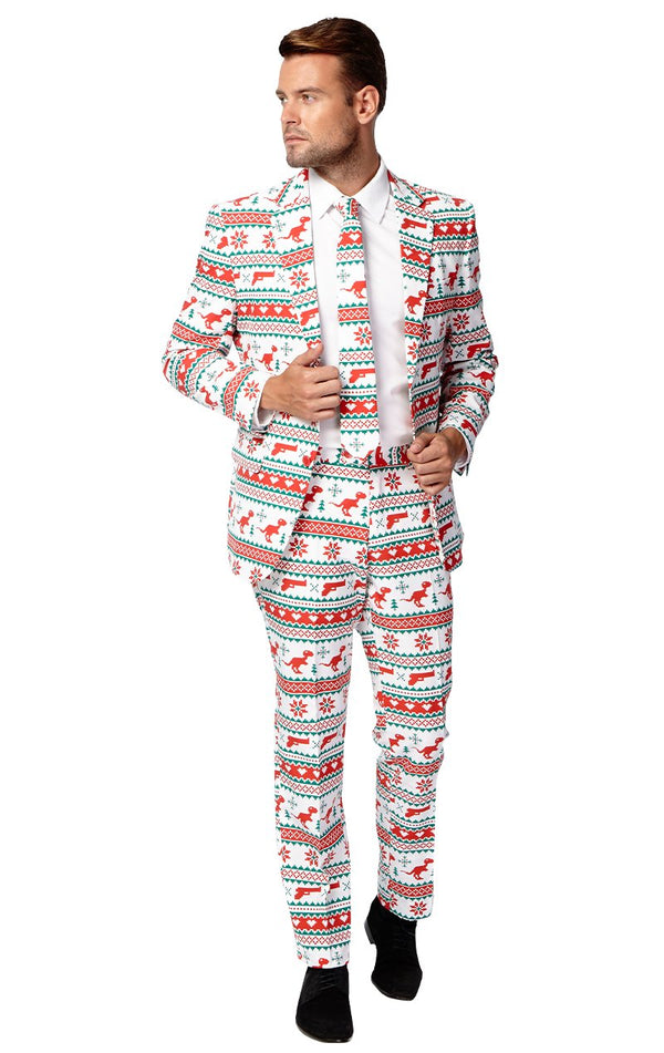 OppoSuits Mens Gangstaclaus Christmas Suit - Simply Fancy Dress