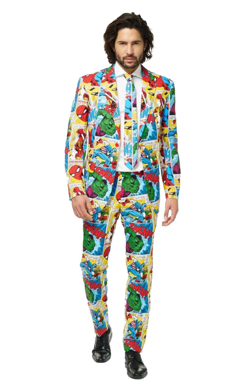 OppoSuits Mens Marvel Comics Suit - Simply Fancy Dress