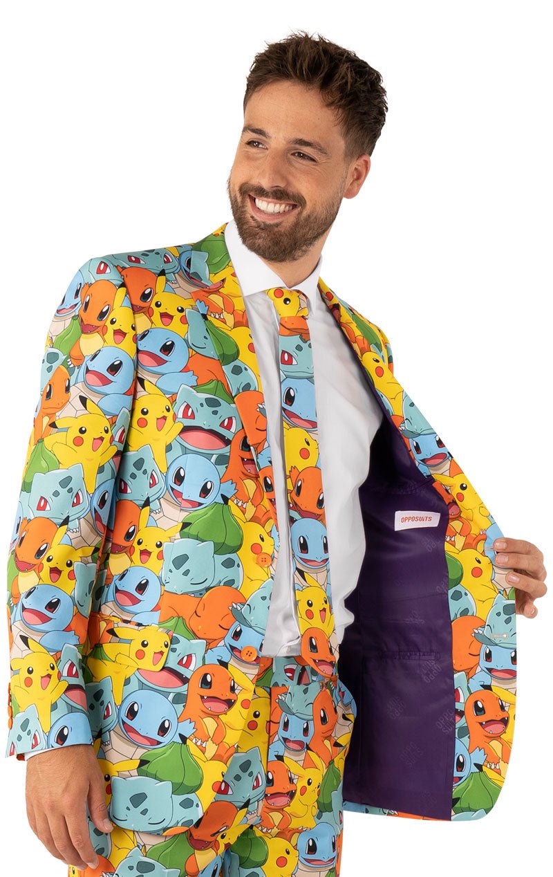 OppoSuits Mens Pokemon Suit - Simply Fancy Dress