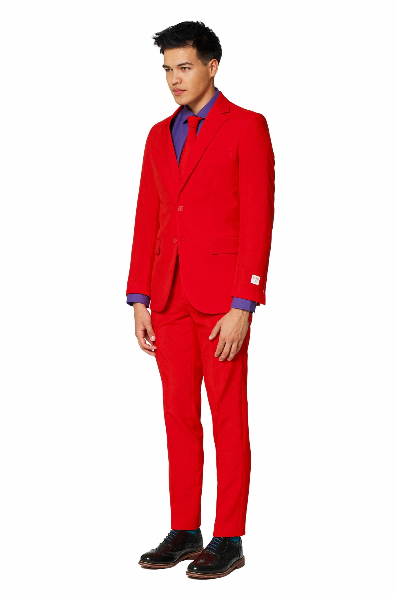 OppoSuits Mens Red Devil Suit - Simply Fancy Dress