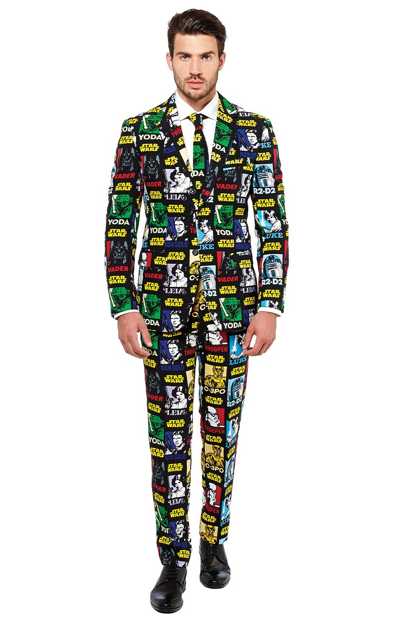 OppoSuits Mens Strong Force Star Wars Suit - Simply Fancy Dress