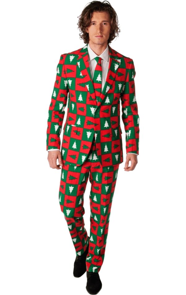 OppoSuits Mens Treemendous Christmas Suit - Simply Fancy Dress