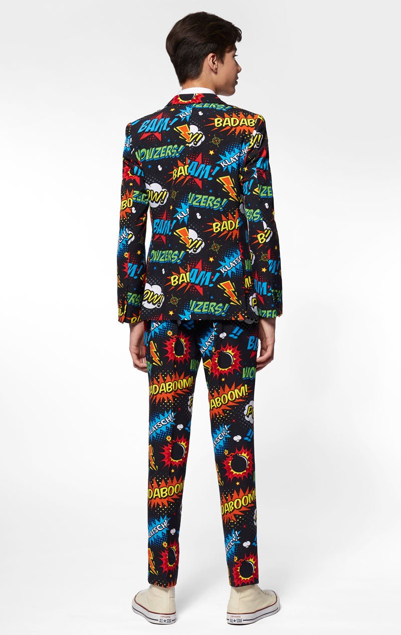 OppoSuits Teen Badaboom Suit Ages 10 - 12 - Simply Fancy Dress