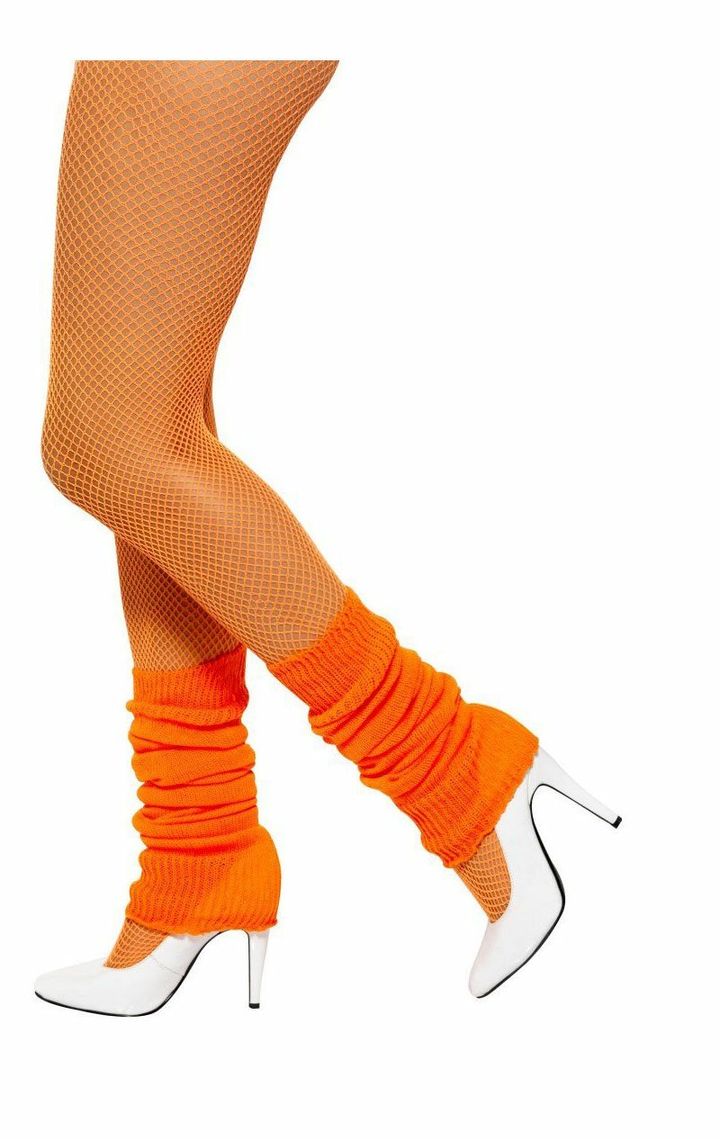 Orange Leg Warmers - Simply Fancy Dress