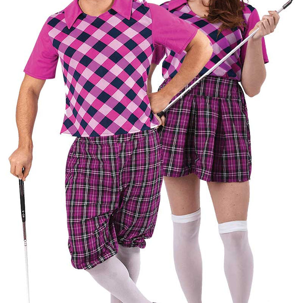 Pink Pub Golf Couples Costume