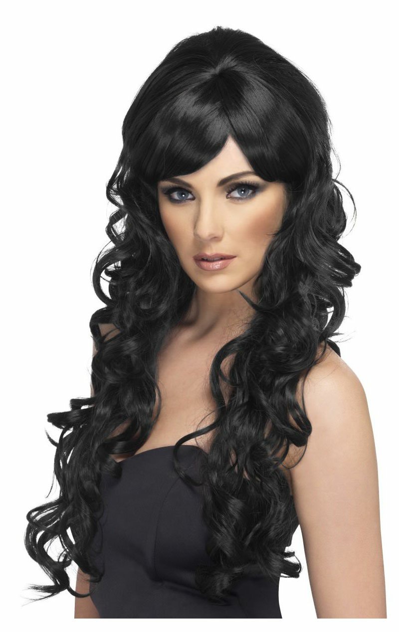 Pop Starlet Wig BLACK - Simply Fancy Dress