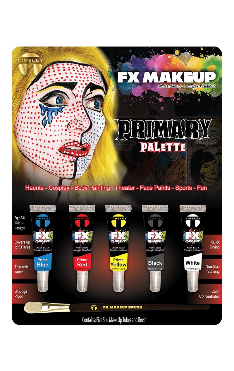 Primary Palette Makeup - Simply Fancy Dress