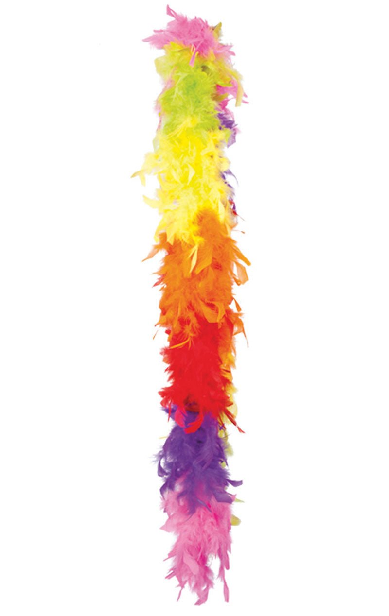 Rainbow Feather Boa - Simply Fancy Dress