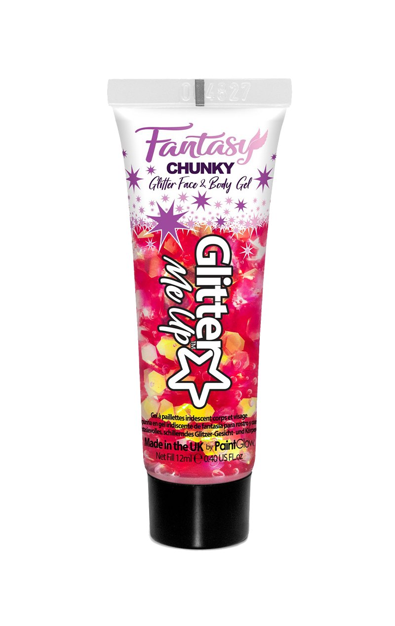 Red Glitter Face And Body Gel - Simply Fancy Dress