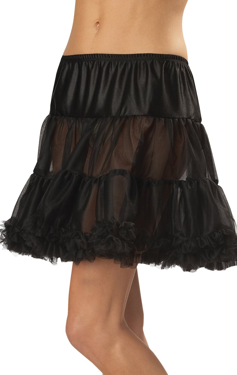 Ruffled Pettiskirt Black - Simply Fancy Dress