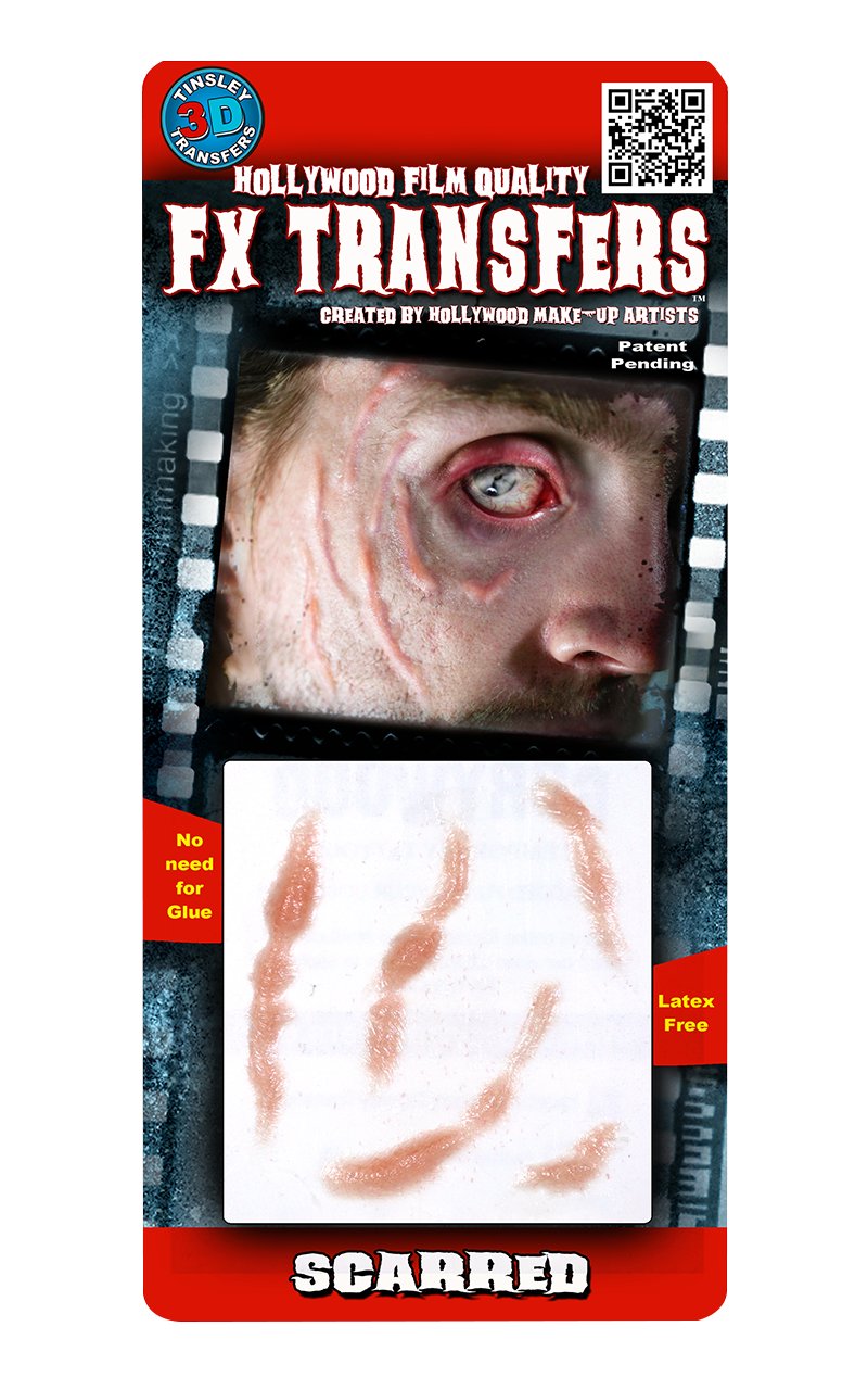 Scarred 3D FX Transfers Accessory - Simply Fancy Dress