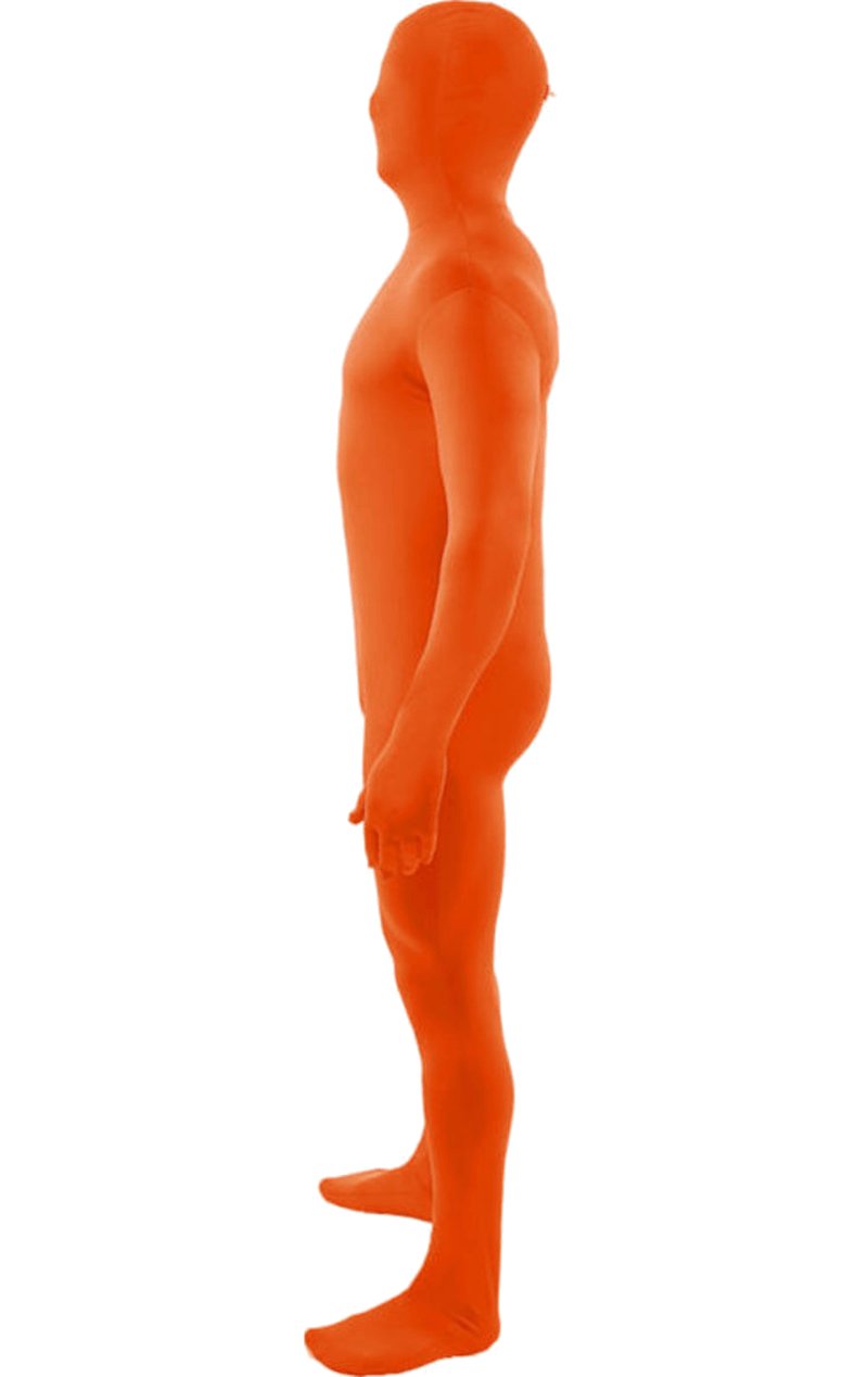 Second Skin Suit ORANGE - Simply Fancy Dress