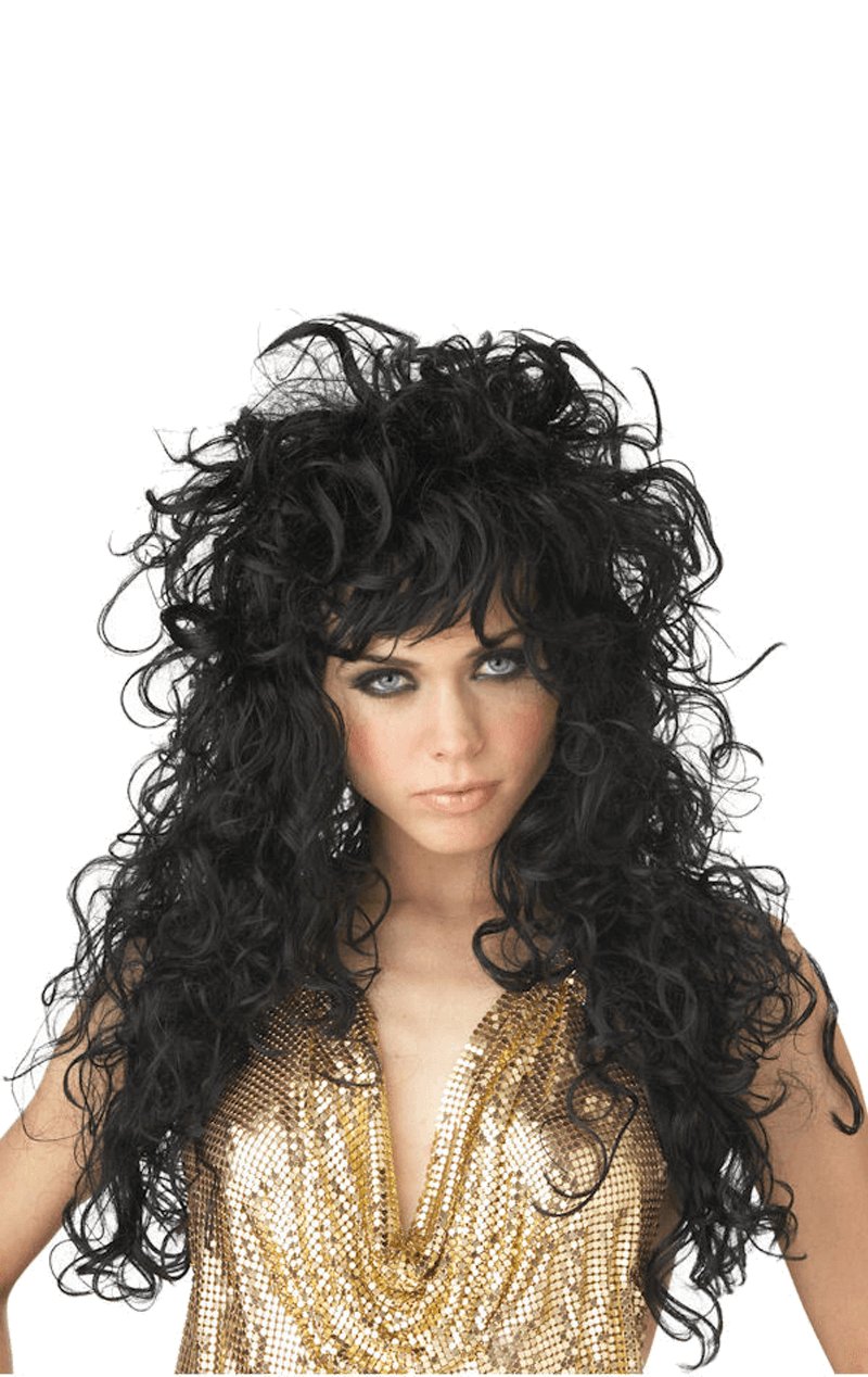 Seduction Black Wig - Simply Fancy Dress