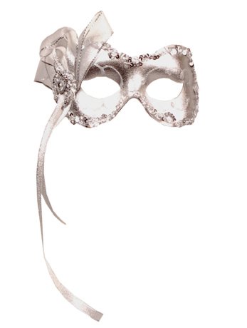 Silver Angelina Mask - Simply Fancy Dress