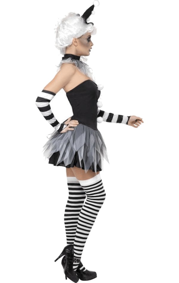 Sinister Pierrot Clown Costume - Simply Fancy Dress