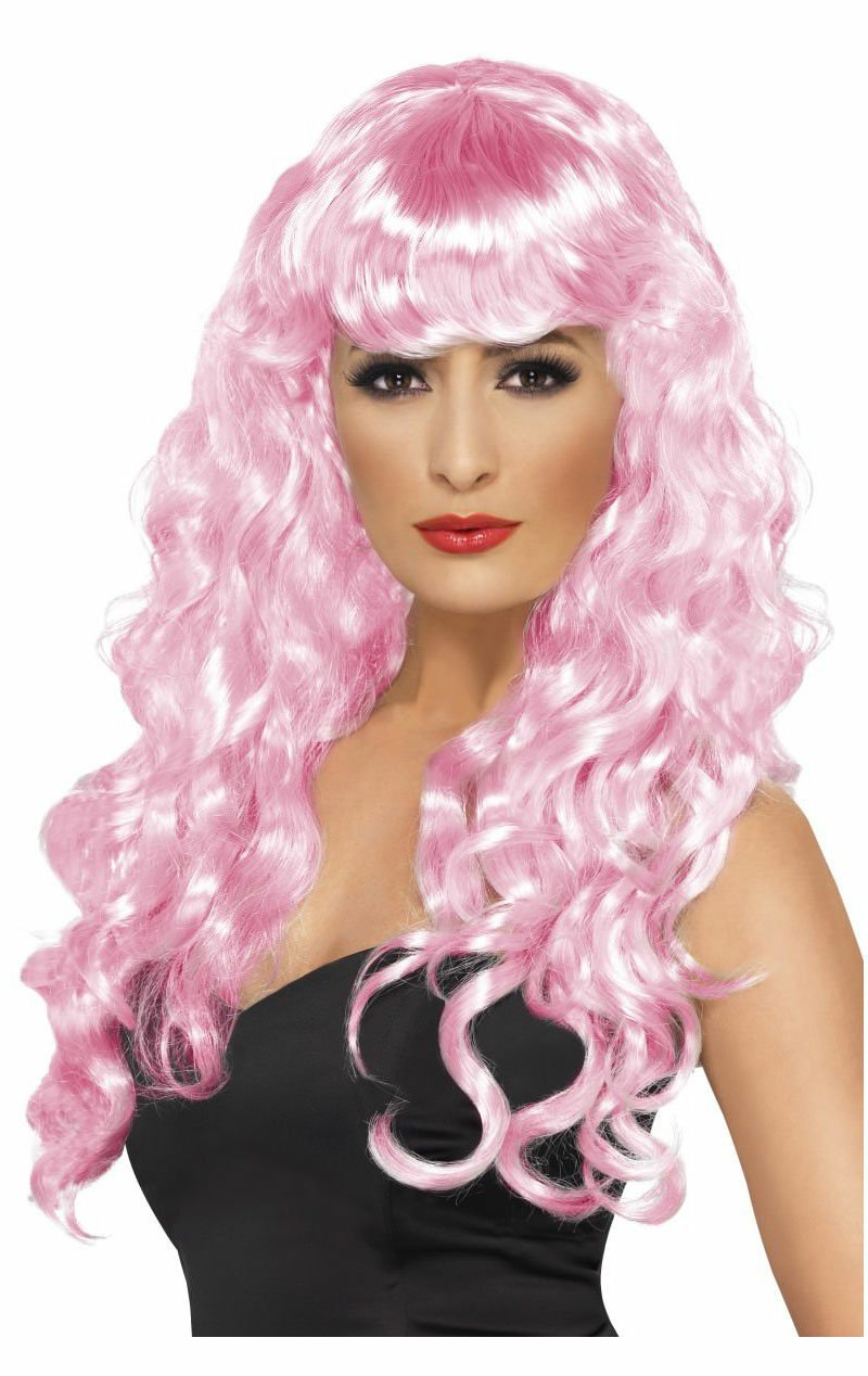 Siren Pink Wig - Simply Fancy Dress
