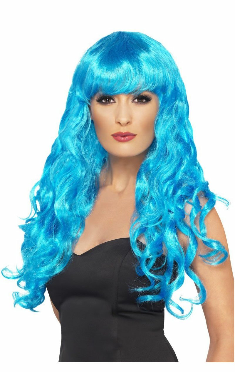 Siren Wig (Blue) - Simply Fancy Dress