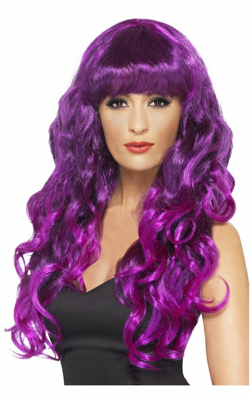 Siren Wig PURPLE - Simply Fancy Dress