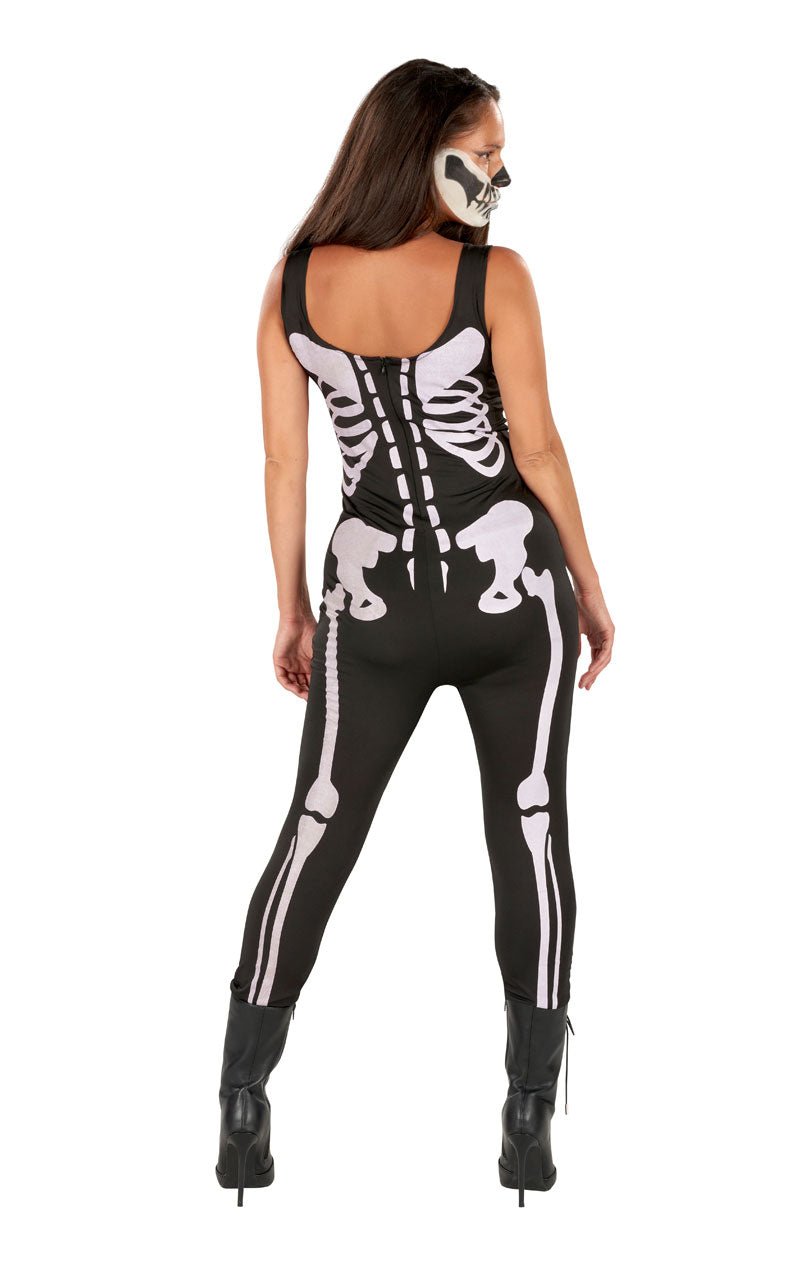 Skeleton Jumpsuit (Black) - Simply Fancy Dress