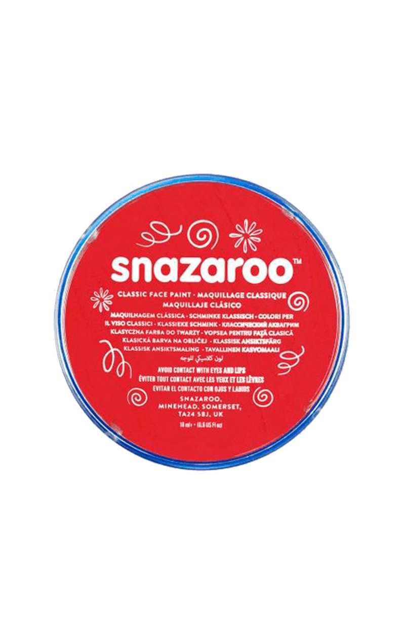 Snazaroo Red Face Paint - Simply Fancy Dress