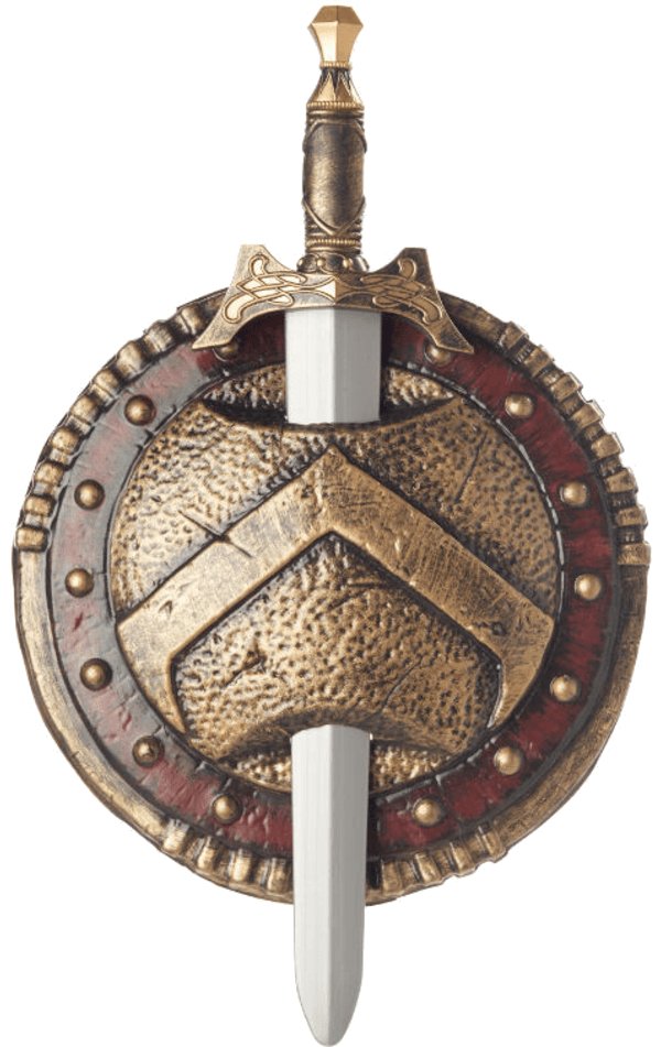 Spartan Combat Shield and Sword - Simply Fancy Dress