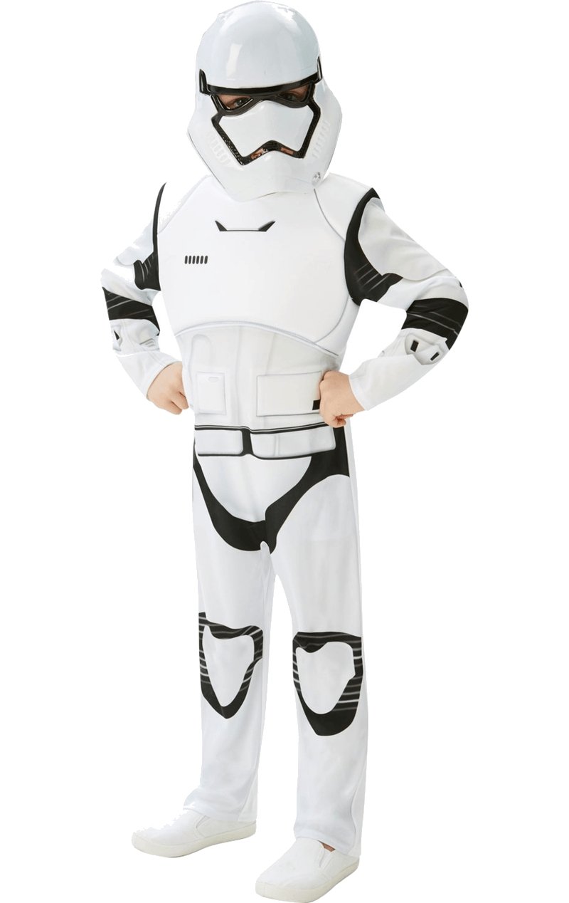 Star Wars Deluxe Kids Stormtrooper Costume (Age 5) - Simply Fancy Dress