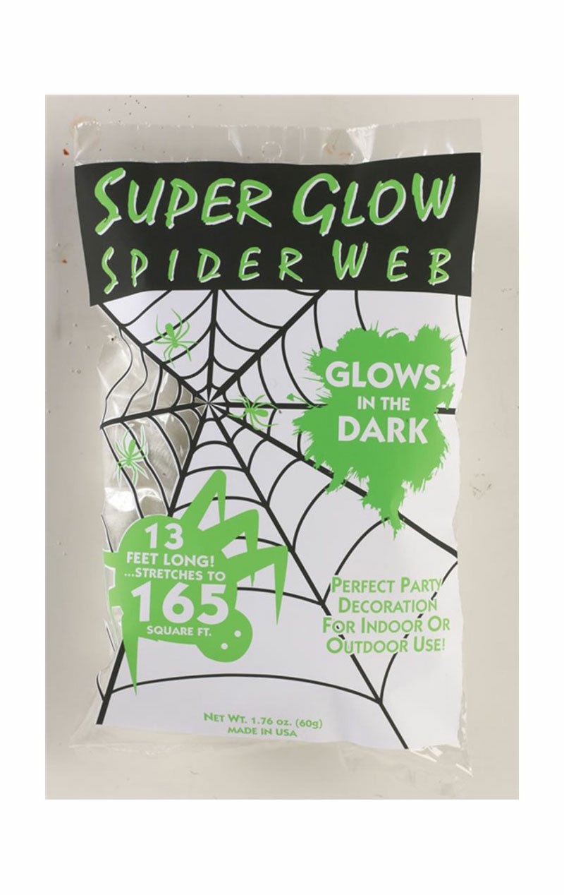 Super Glow Spider Web - Simply Fancy Dress
