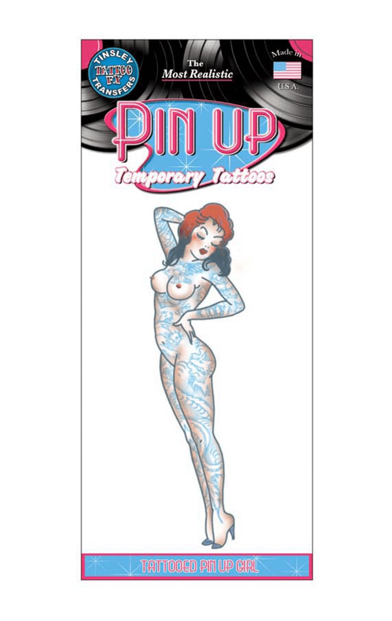 Tattooed Pin Up Tattoo - Simply Fancy Dress