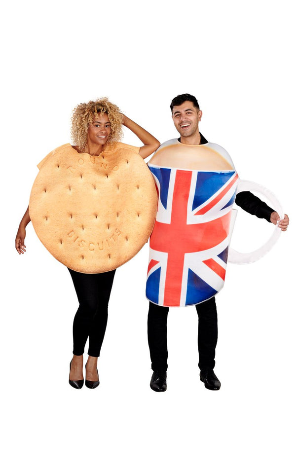 Tea & Biscuit Couple Costume - Simply Fancy Dress