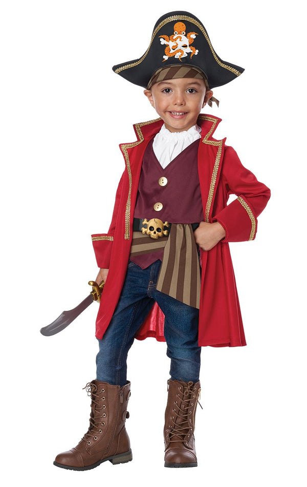 Toddler Pirate Cap N Shorty Costume - Simply Fancy Dress