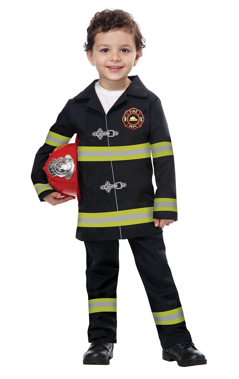 Toddler Unisex Jr. Fire Chief Costume - Simply Fancy Dress
