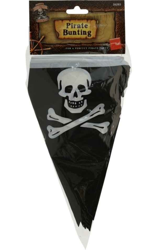 Triangle Pirate Flag Bunting - Simply Fancy Dress
