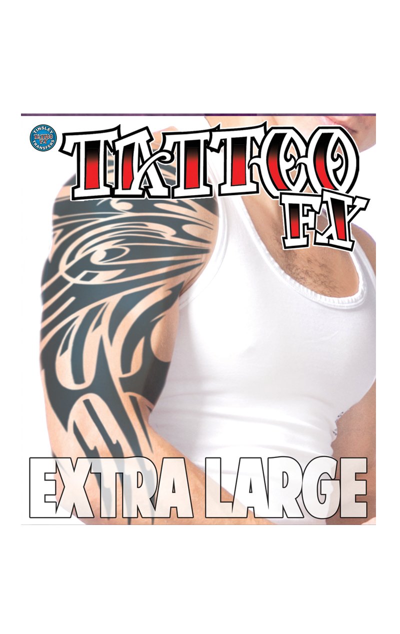 Tribal Arm XL Temp Tattoo - Simply Fancy Dress
