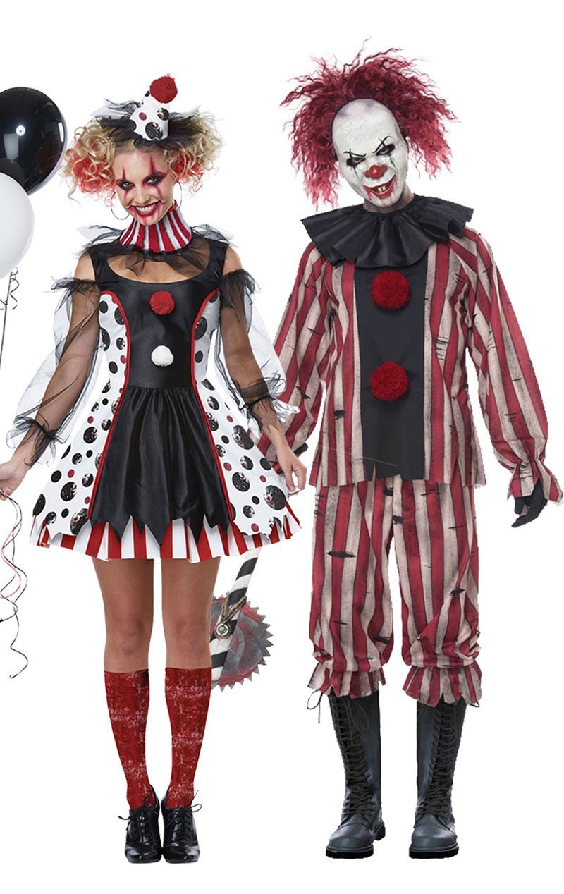 Twisted Clowns Couples Costume - Simply Fancy Dress