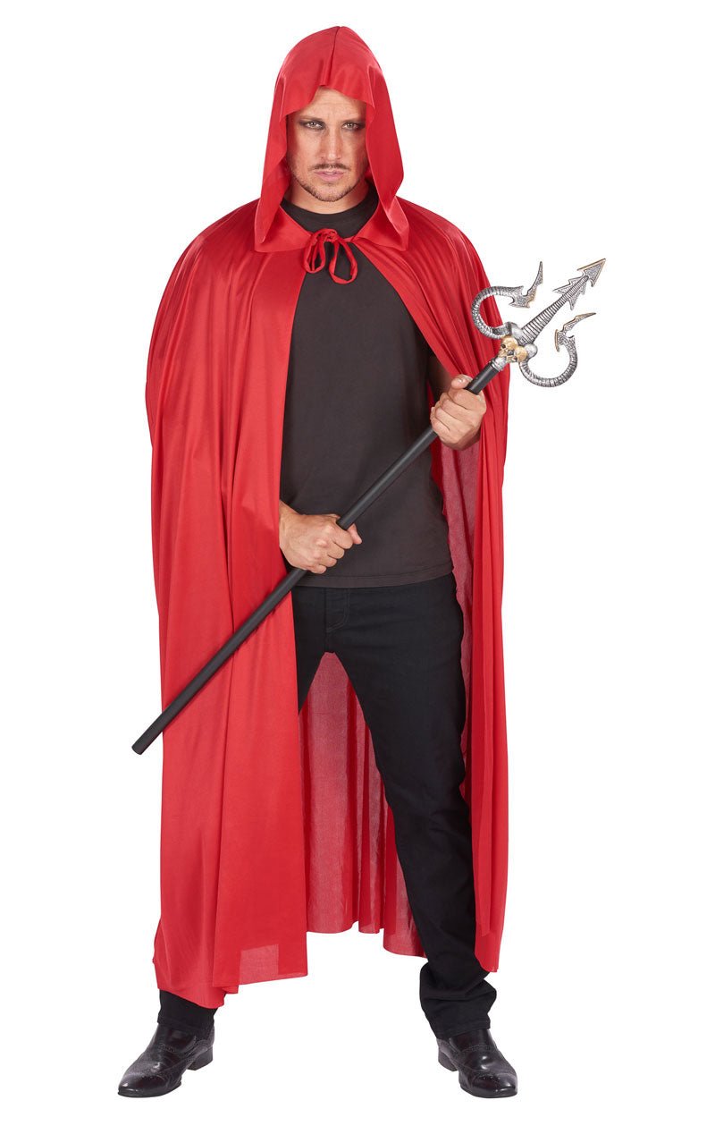 Unisex Red Hooded Cape - Simply Fancy Dress
